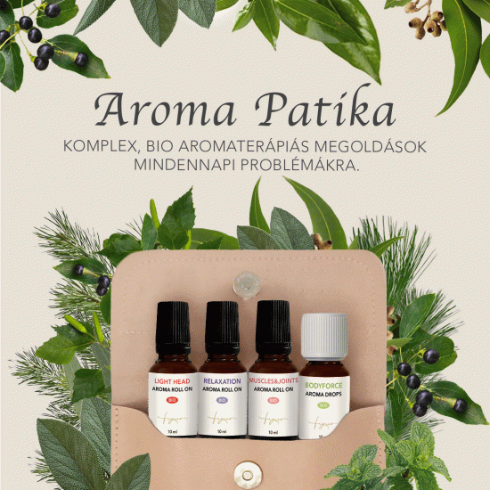AROMA PATIKA Ajándék Bőr Neszeszerben